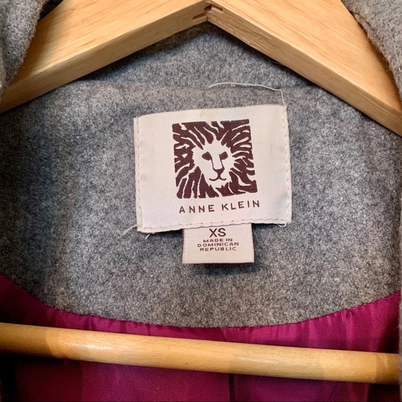 🎉HP!!🎉 Anne Klein | Grey Wool Coat - Picture 10 of 10